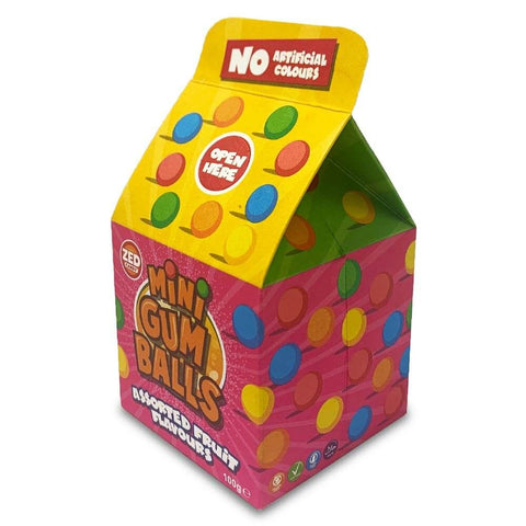 Zed Candy Mini Gum Balls Carton 100g